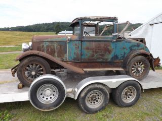Rare Barn Find 1929 Desoto Sport Coupe Restoration Project photo