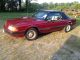 1989 Mustang Convertible Top 4cyl 5 Speed 28 Mpg Survivor Not 5.  0 Ps Pb Ac. Mustang photo 1