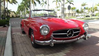 1960 Mercedes Benz 190 Sl.  Red With Red Interior.  Condition. photo