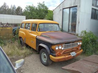 Rare 1966 Dodge Carryall. . . . .  318 Wide Block With Standard Floor Shift photo