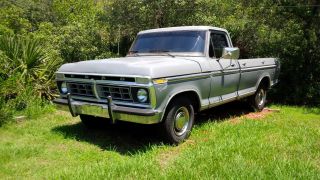 1975 Ford F100 With 77 Ford 400 Cu In Engine Fresh Rebuilt C6 With Mild Shiftkit photo