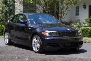2014 Bmw 135i Coupe - Black With Oyster Interior photo