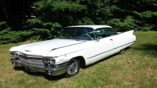 1960 Cadillac White Model 62 2 Door Hard Top photo