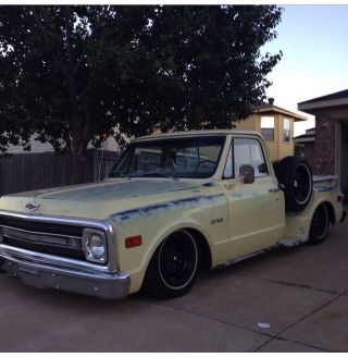 1970 Chevy C10 Chevrolet Truck Bagged Antique Classic photo