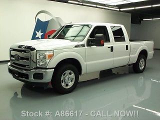 2012 Ford F250 Xlt Crew 6.  2l V8 6 - Pass Bedliner Tow 63k Texas Direct Auto photo