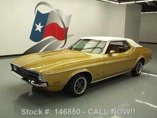 1972 Ford Mustang Hardtop Grande 351 V8 Vinyl Roof 67k Texas Direct Auto photo