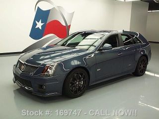2013 Cadillac Ctsv Stealth Blue Ed Pano Roof Recaro Texas Direct Auto photo