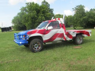 1992 Chevy 2500 Deweze Bed American Flag Truck photo