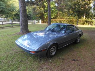 1985,  85 Blue Mazda Rx7gs Sports Car With Great Rotary Engine photo