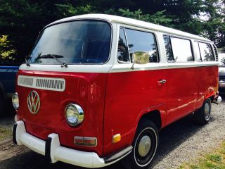 1971 Vw Bus,  Type 2 Transporter,  Seats 9 Cherry Picked,  Rare Find, photo