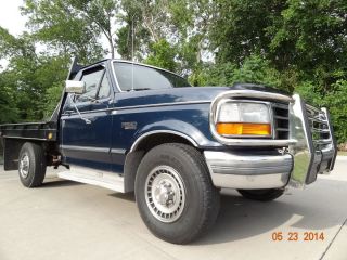 1993 Ford F250 1owner V8 Gas 5speed Manual Tx Norust Fifthwheel Drives Perfect photo