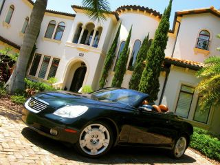 2002 Lexus Sc430 Hard Top Convertible L@@k Florida Navi Alloy Wheels photo