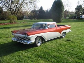 1958 Chopped Ford Ranchero 351 4 - Spd With 57 Clip & Frenched Headlights photo