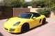 2014 Porsche Boxster Yellow With Black Rims Boxster photo 1