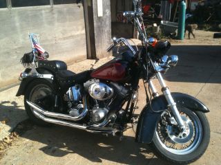 2010 Custom Built Softail Harley Heritage photo