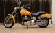 2007 Harley Davidson Dyna Wide Glide,  Yellow,  W / Vance & Hines Scalloped Pipes Dyna photo 2
