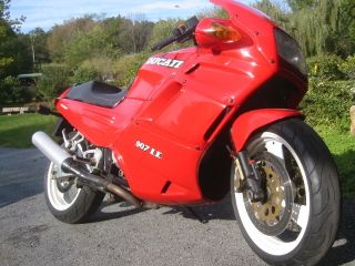1992 Ducati 907 Ie 904cc Fuel Injected Water Cooled Cond photo