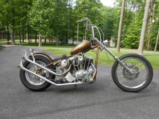 1973 Harley Davidson Xlch Custom Chopper photo