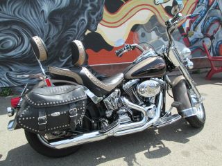 2005 Harley Davidson Softail Classic Flsti - Fuel Injected - Lots Of Upgrades photo