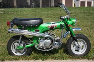 1970 Honda Ct70h Ko 4 Speed Manual Trans.  Unrestored Emerald Green With Title photo