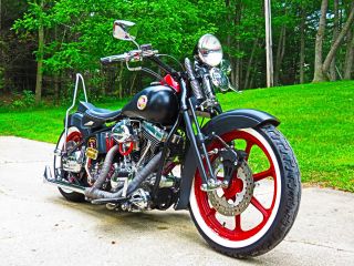 2000 Harley Bobber Springer Custom Rat Rod Twin Cam 4 - Speed Kicker photo