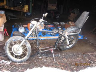 1968 Ironhead Sportster,  Xlch,  Pan Head Bobber,  Project photo