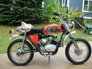 Rare Vintage Minibike / Mini Motorcycle Chaparral St80cc Bullet 1972 Clean photo