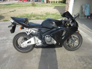 2005 Honda Cbr 600 Rr Motorcycle Black photo