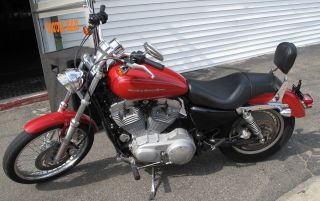 2004 Harley Davidson Sportster Xl883c Motorcycle Red 10k Mi Xl 883 C photo
