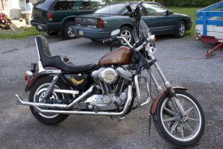 Classic 1989 Harley Davidson Xlh883 Motorcycle Is In Search Of A Home photo