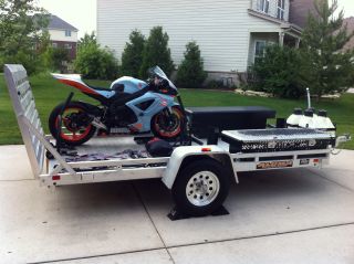 750 Track Bike And Trailer Trackday Package With 2012 Aluma Trailer photo