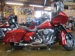 2013 Candy Orange Road Glide With Adj Air Ride,  Custom Rims & Many Other Extras photo