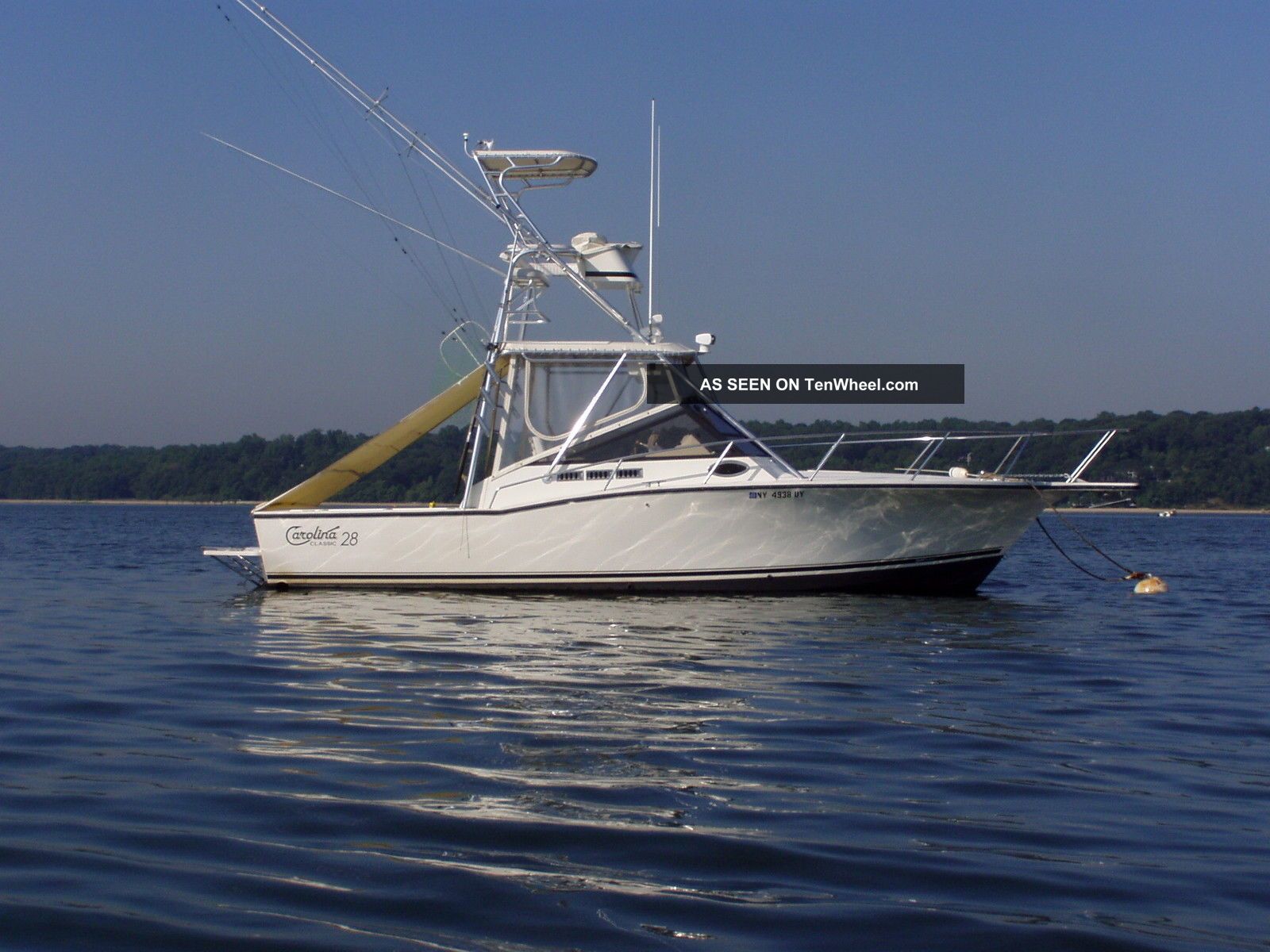 2000 Carolina Classic Twin Yanmar Diesel Offshore Saltwater Fishing photo