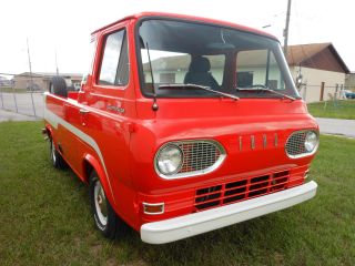 1966 Ford Econoline Pick Up Truck Collector,  Orange photo
