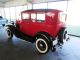 Red And Black Ford Model A 1930 With Tan Interior Model A photo 2